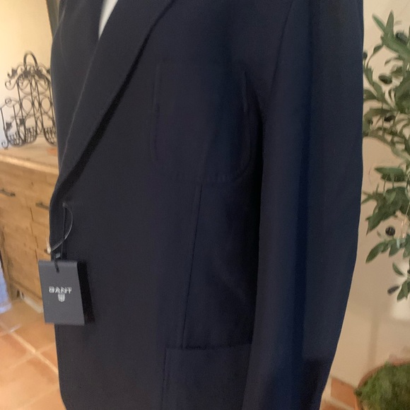 Gant Navy Summer Weekender Fit Blazer 56R NWT - Picture 5 of 10